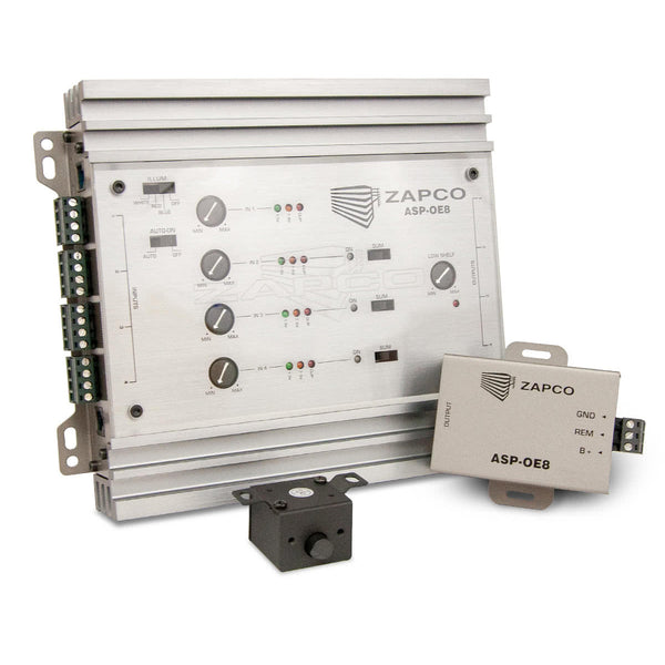 Zapco ASP-OE8 8-Channel OEM Speaker Level to RCA Output Adapter