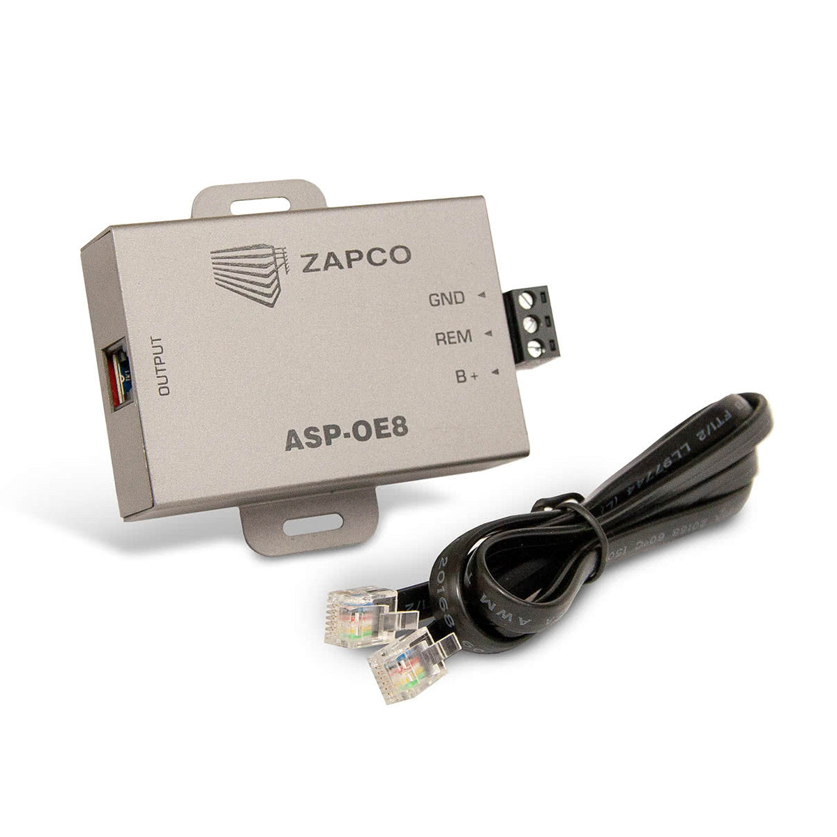Zapco ASP-OE8 8-Channel OEM Speaker Level to RCA Output Adapter with Bass Recovery