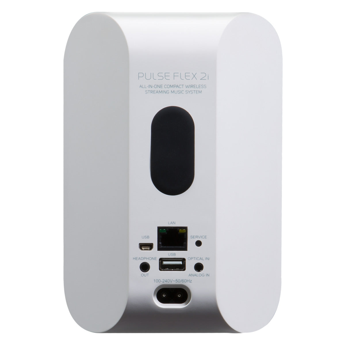 Bluesound PULSE FLEX 2i Portable Wireless Multi-Room Smart Speaker with Bluetooth, Compatible with Alexa and Siri - Each (White)