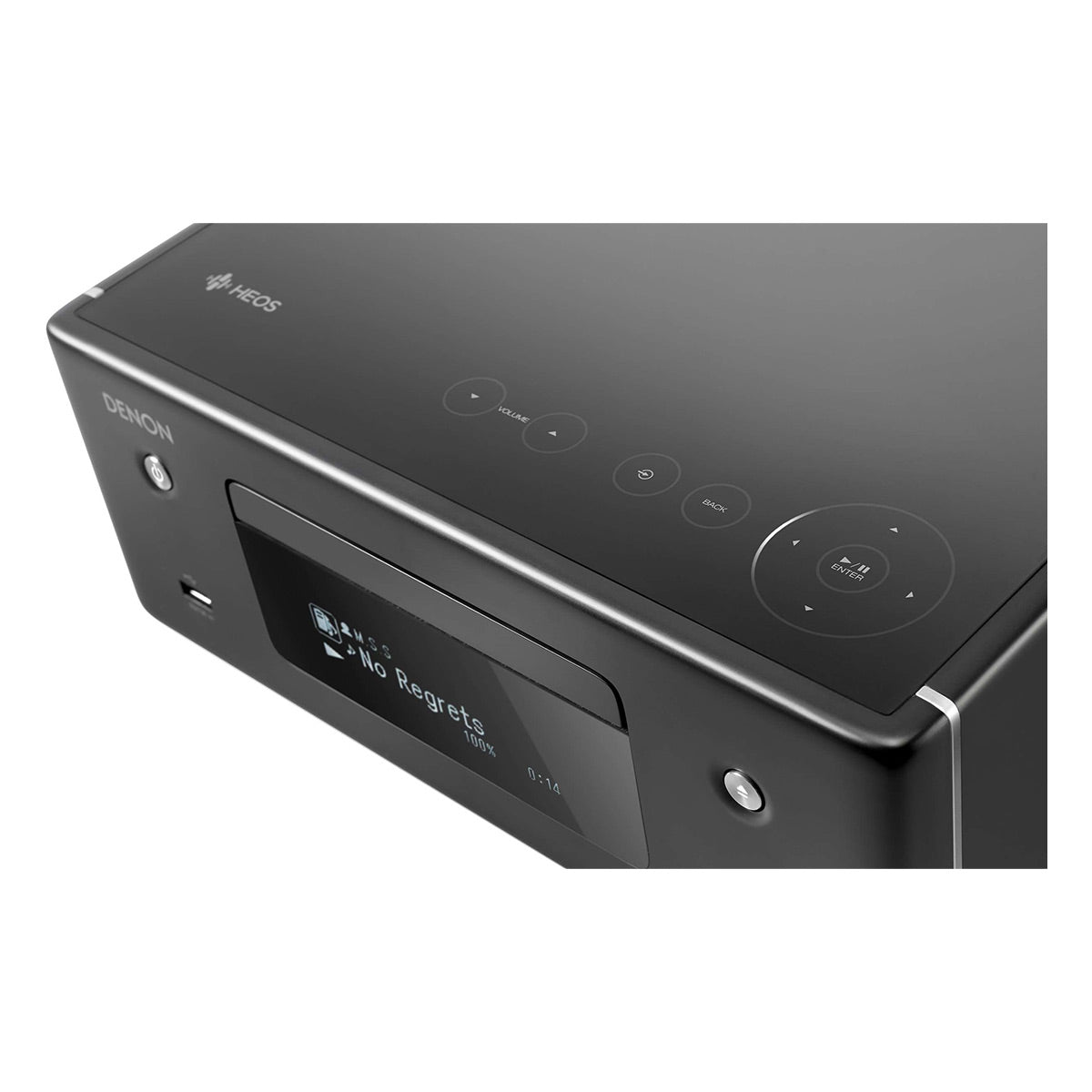 Denon RCD-N10 Network CD Receiver with HEOS (Black)