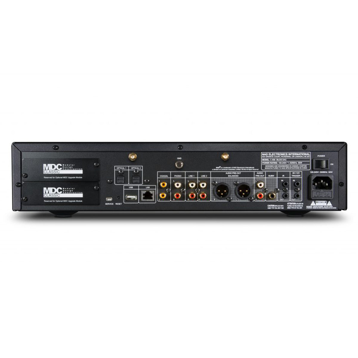 NAD Electronics C 658 DAC BluOS Streaming DAC
