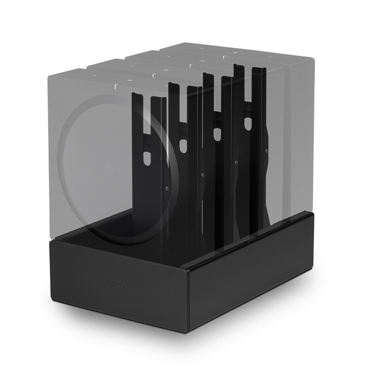 Flexson Dock for 4 Sonos AMPs (Black)