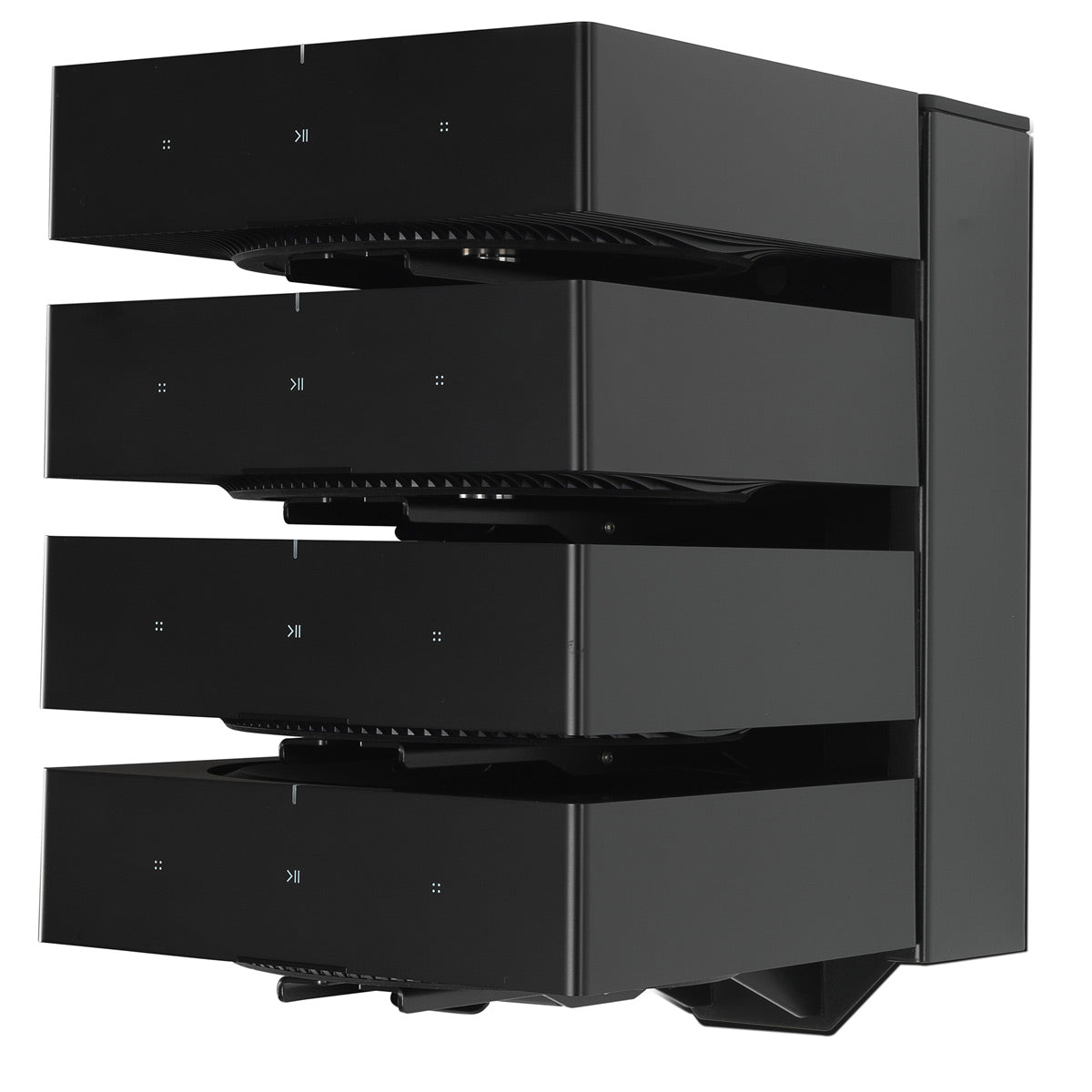 Flexson Dock for 4 Sonos AMPs (Black)