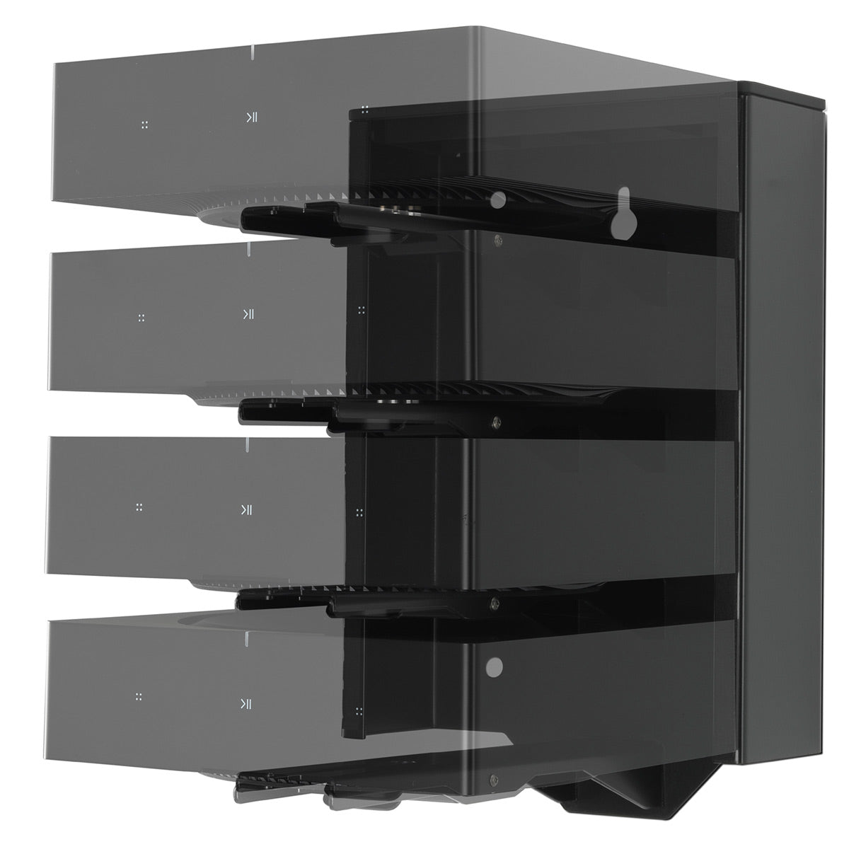 Flexson Dock for 4 Sonos AMPs (Black)