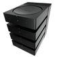 Flexson Dock for 4 Sonos AMPs (Black)
