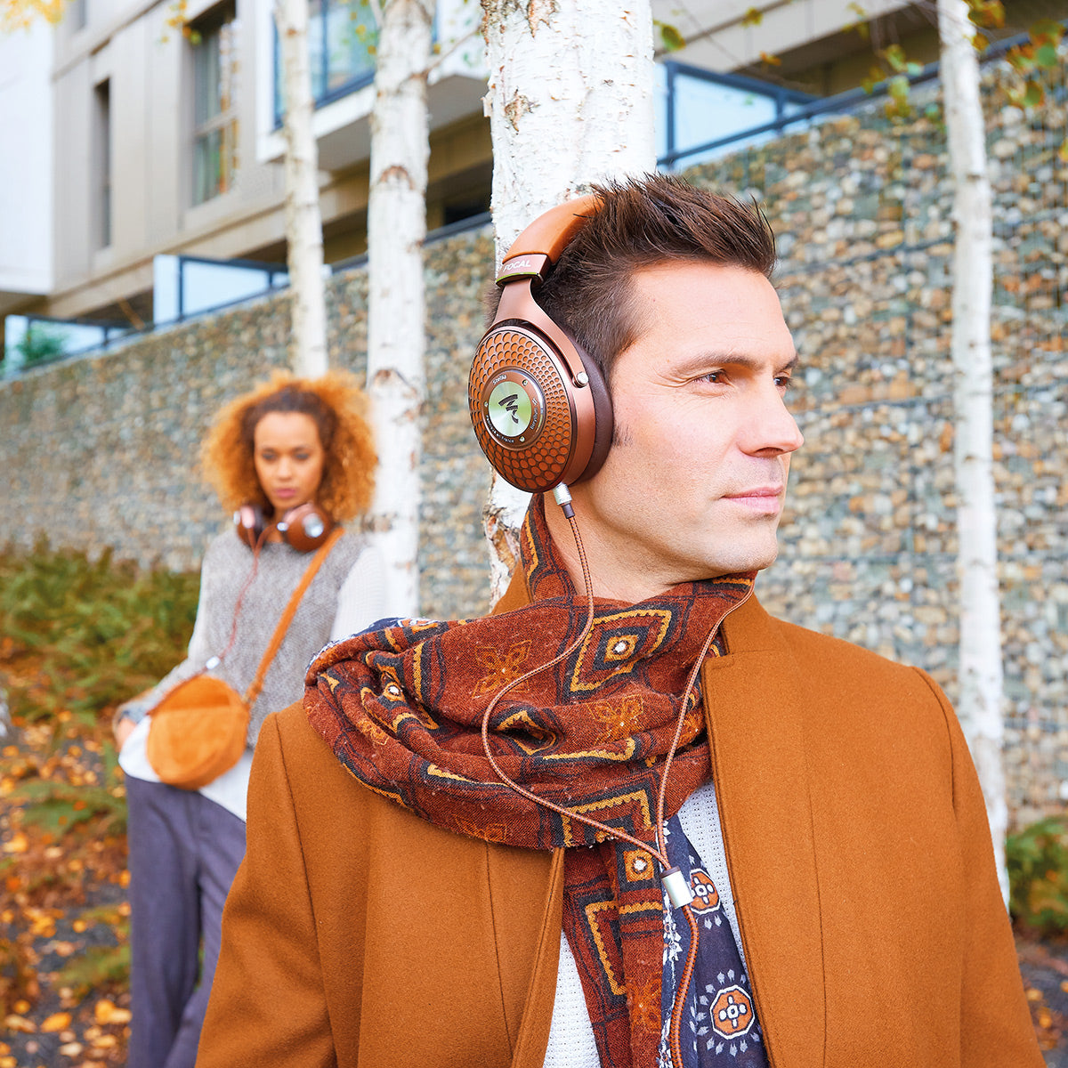 Focal Stellia Closed-Back Circum-Aural Over-Ear Headphones (Cognac)