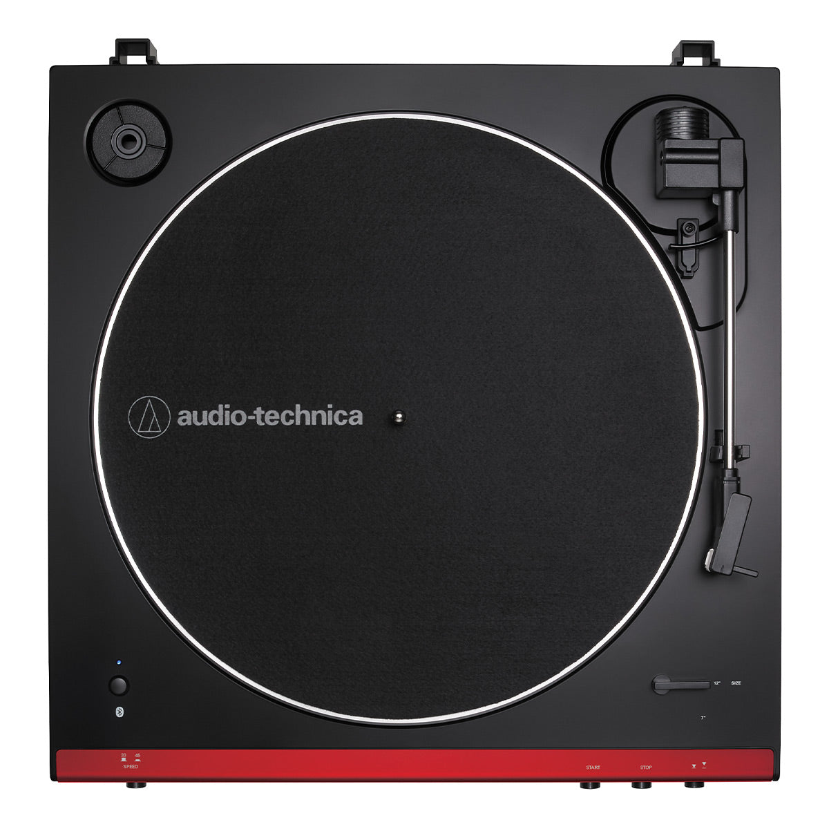 Audio-Technica AT-LP60XBT-RD Fully Automatic Belt-Drive Stereo Turntable with Bluetooth (Red)