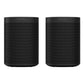 Sonos Two Room Set with Sonos One Gen 2 - Smart Speaker with Voice Control Built-In(Black)