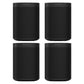 Sonos Four Room Set with Sonos One Gen 2 - Smart Speaker with Voice Control Built-In (Black)