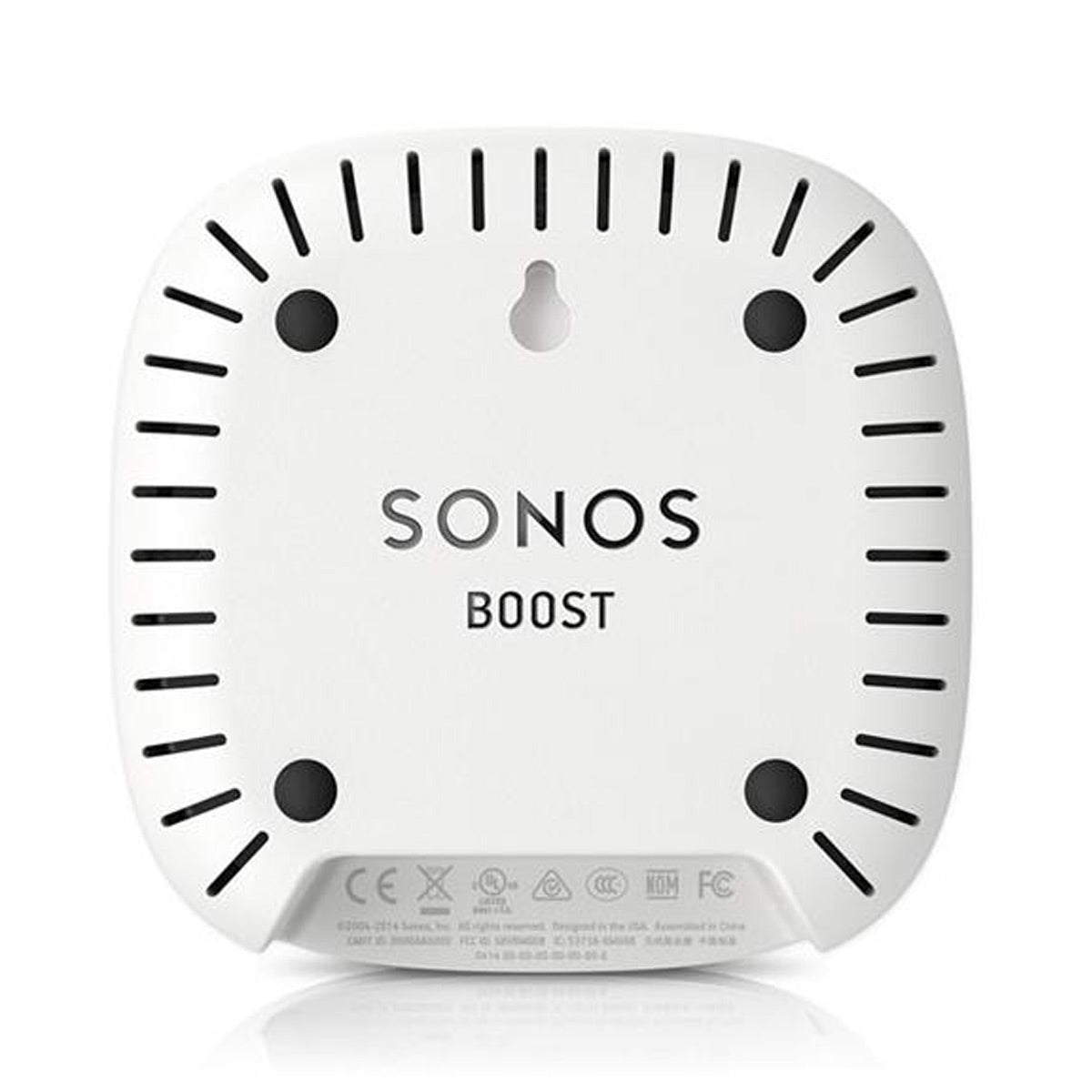 Sonos One Gen 2 Multi-Room Digital Music System Package (Black) with BOOST Enterprise-Grade Wireless Adapter (Black)