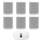 Sonos One Gen 2 Multi-Room Digital Music System Package (White) with BOOST Enterprise-Grade Wireless Adapter (White)