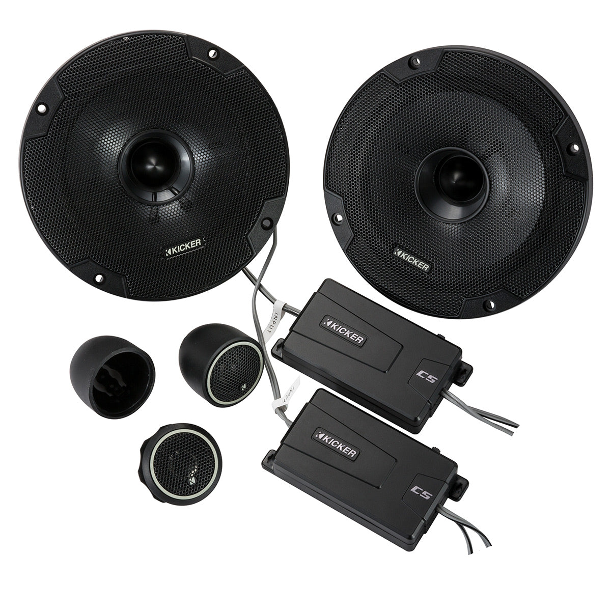 Kicker 46CSS654 CS-Series 6-1/2" 2-Way Component Speakers