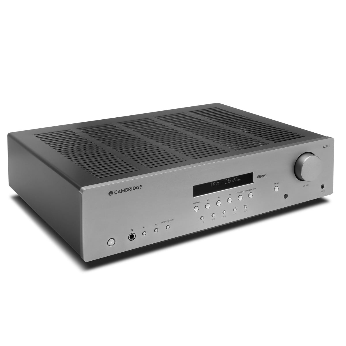 Cambridge Audio AXR85 FM/AM Stereo Receiver with Built-In Phono Stage (Silver)