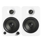 Kanto YU4 Powered Bookshelf Speakers with Built-In Bluetooth - Pair (Matte White)