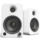 Kanto YU4 Powered Bookshelf Speakers with Built-In Bluetooth - Pair (Matte White)