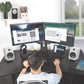 Kanto YU4 Powered Bookshelf Speakers with Built-In Bluetooth - Pair (Matte White)