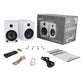 Kanto YU4 Powered Bookshelf Speakers with Built-In Bluetooth - Pair (Matte White)