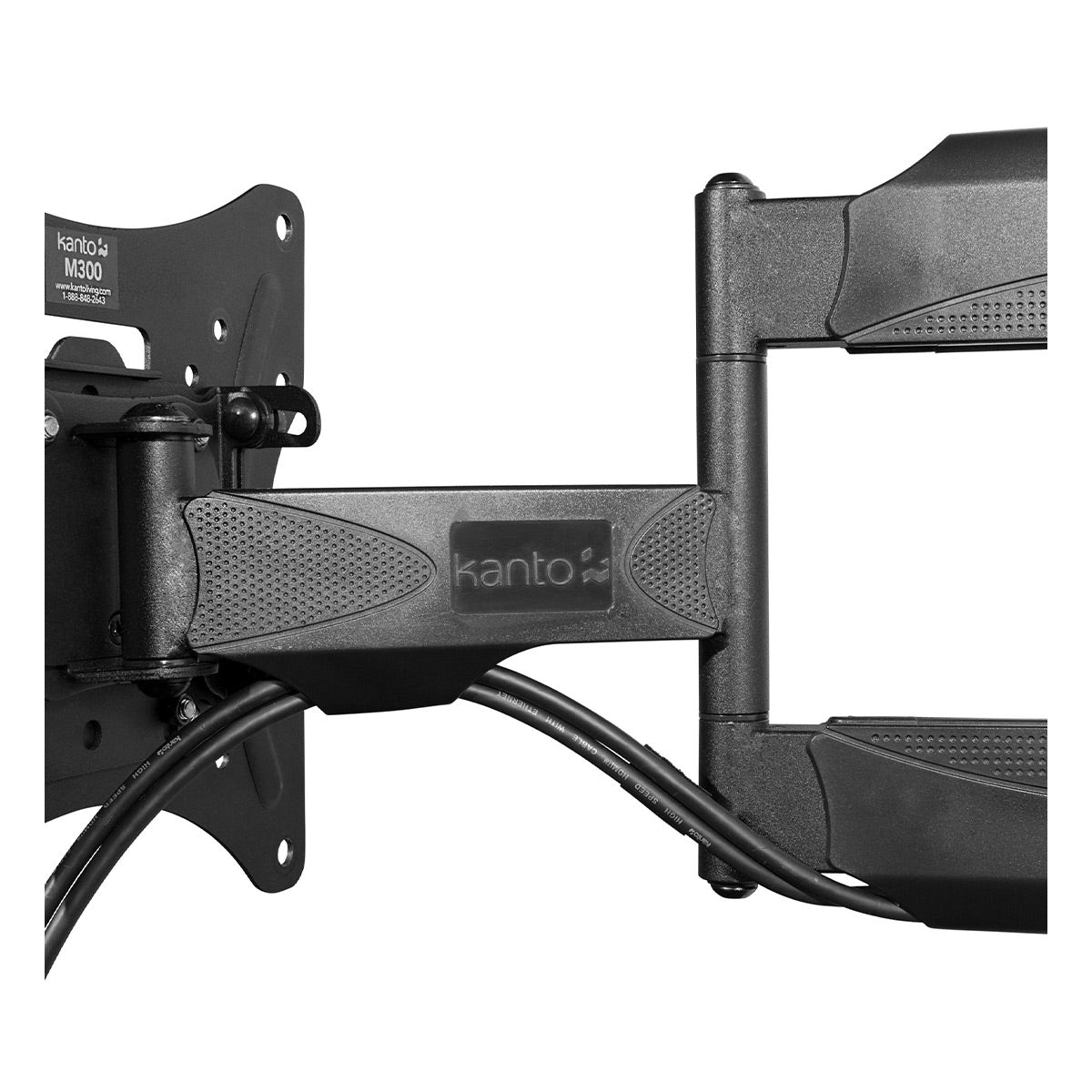 Kanto M300 Full Motion Single Stud TV Mount for 26" - 55" TV (Black)