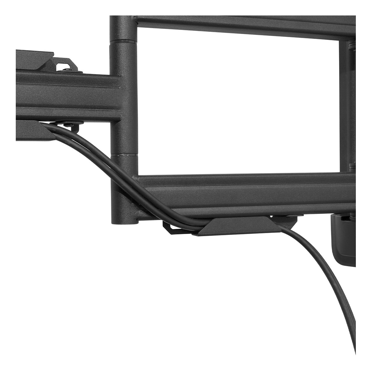 Kanto PS350 Articulating Full Motion Single Stud TV Mount for 37" - 60" TV (Black)