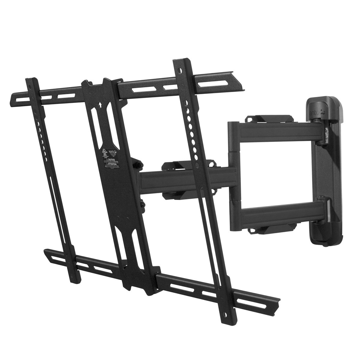 Kanto PS350 Articulating Full Motion Single Stud TV Mount for 37" - 60" TV (Black)