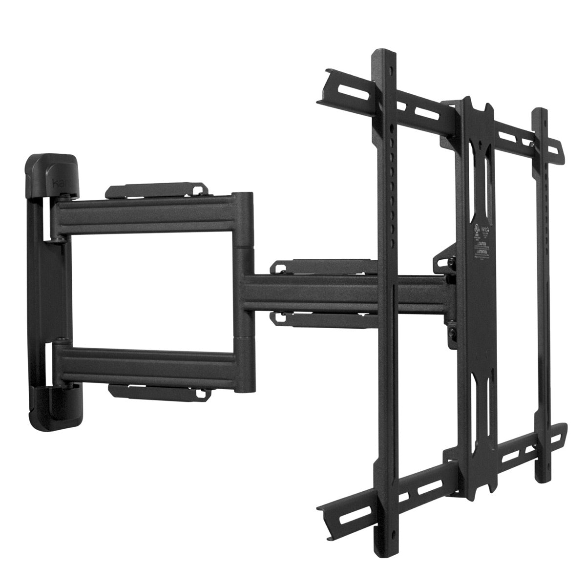 Kanto PS350 Articulating Full Motion Single Stud TV Mount for 37" - 60" TV (Black)