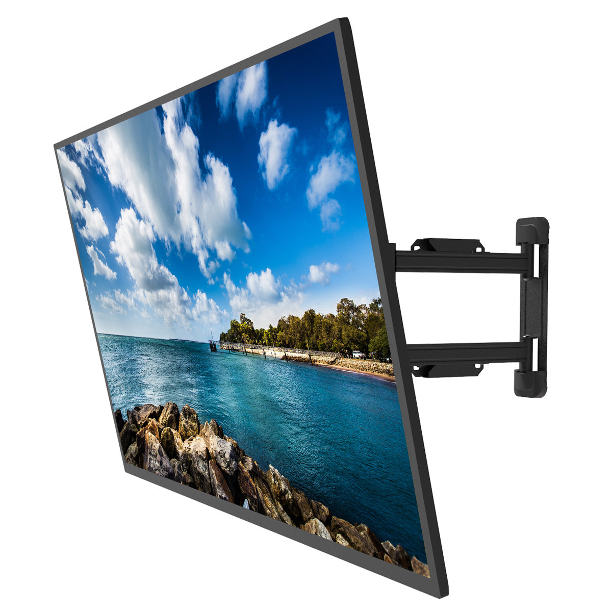 Kanto PS400 Articulating Full Motion Single Stud Mount for 30" - 80" TV