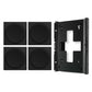 Sonos AMP Wireless Hi-Fi Players (4) with Flexson Wall Mount (Black)