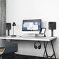 Kanto SP9 9" Universal Desktop Speaker Stands with Rotating Top Plates and Cable Management - Pair (Black)