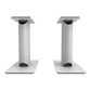Kanto SP9 9" Universal Desktop Speaker Stands with Rotating Top Plates and Cable Management - Pair (White)
