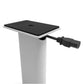 Kanto SP9 9" Universal Desktop Speaker Stands with Rotating Top Plates and Cable Management - Pair (White)