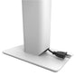 Kanto SP9 9" Universal Desktop Speaker Stands with Rotating Top Plates and Cable Management - Pair (White)