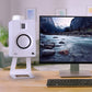 Kanto TUK Premium Powered Bookshelf Speakers with Bluetooth - Pair (Matte White)