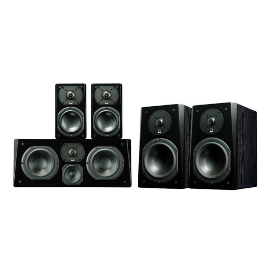 SVS Prime Bookshelf Surround System (Premium Black Ash)