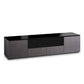 Salamander Chameleon Collection Seattle 245 Quad Speaker Integrated Cabinet (Gray Oak with Black Glass Top)