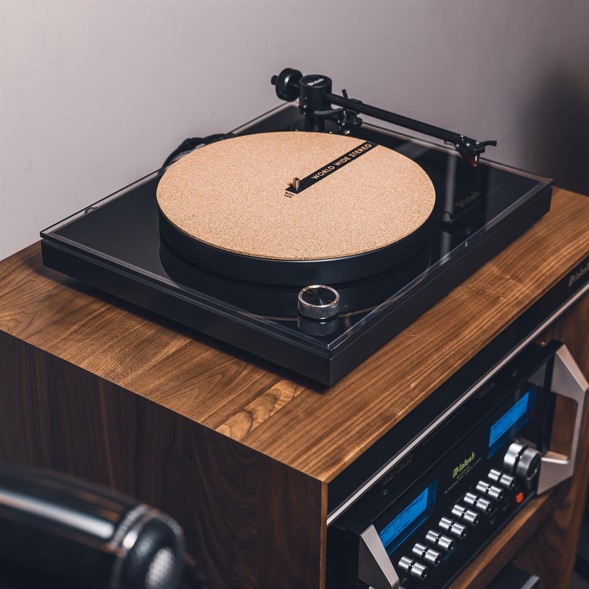 World Wide Stereo 12" Cork Turntable Slipmat - 2019 Edition