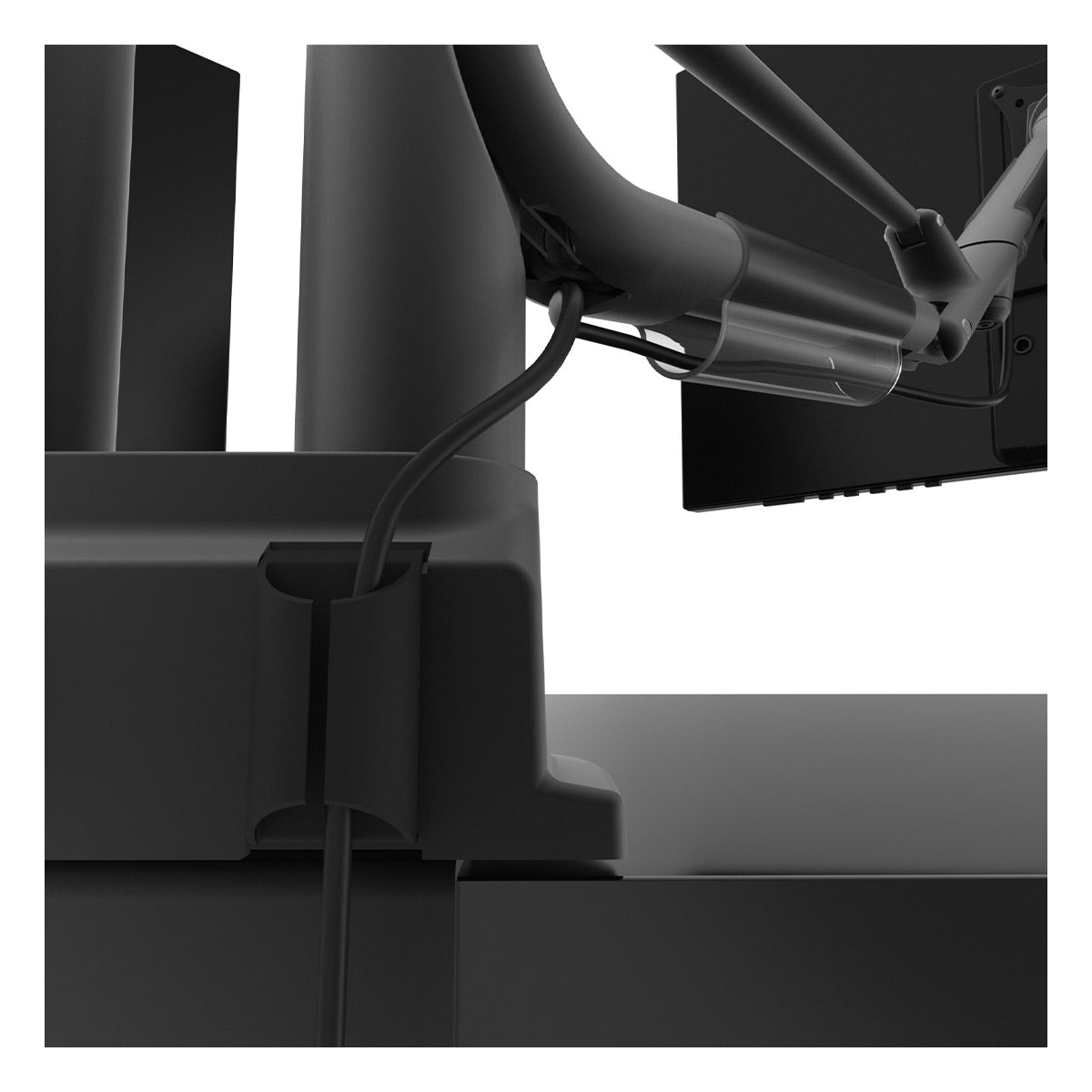 Kanto DMS2000 Dual-Monitor Desktop Mount for 17" - 32" Displays with Gas-Shocks (Black)
