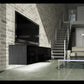 Salamander Chameleon Collection Oslo 245 Quad Speaker Integrated Cabinet (Black Oak with Smoked Glass Doors & Black Glass Top)