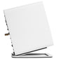 Kanto YU4 Powered Desktop Speakers (Matte White) with S4 Desktop Stands (White)