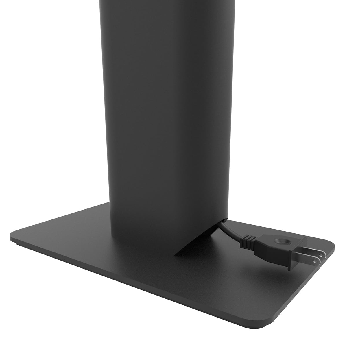 Kanto YU6 Powered Bookshelf Speakers with Bluetooth (Matte Black) with SP9 Desktop Stands (Black)