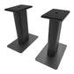 Kanto YU6 Powered Bookshelf Speakers with Bluetooth (Matte Black) with SP9 Desktop Stands (Black)