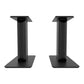 Kanto YU6 Powered Bookshelf Speakers with Bluetooth (Matte Black) with SP9 Desktop Stands (Black)