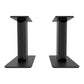 Kanto YU6 Powered Bookshelf Speakers with Bluetooth (Walnut) with SP9 Desktop Stands (Black)