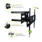 Kanto FMC4 Full Motion Mount with Adjustable Pivot Point for 30" to 60" TVs