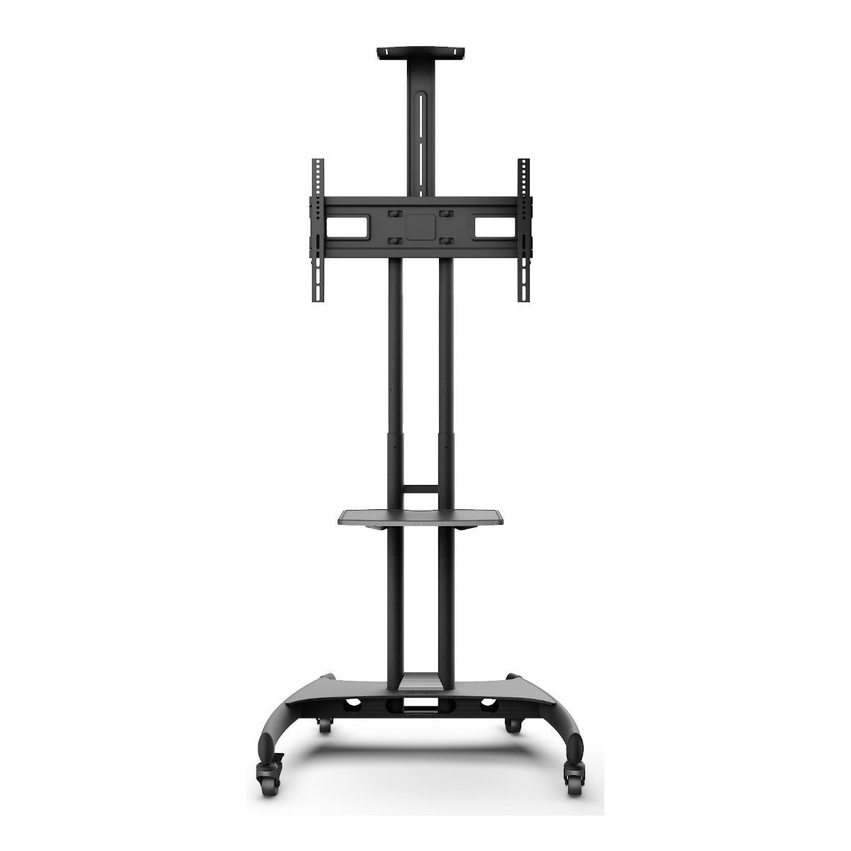 Kanto MTM65PL Mobile TV Mount with Adjustable Shelf for 37-inch to 65-inch TVs (Black)