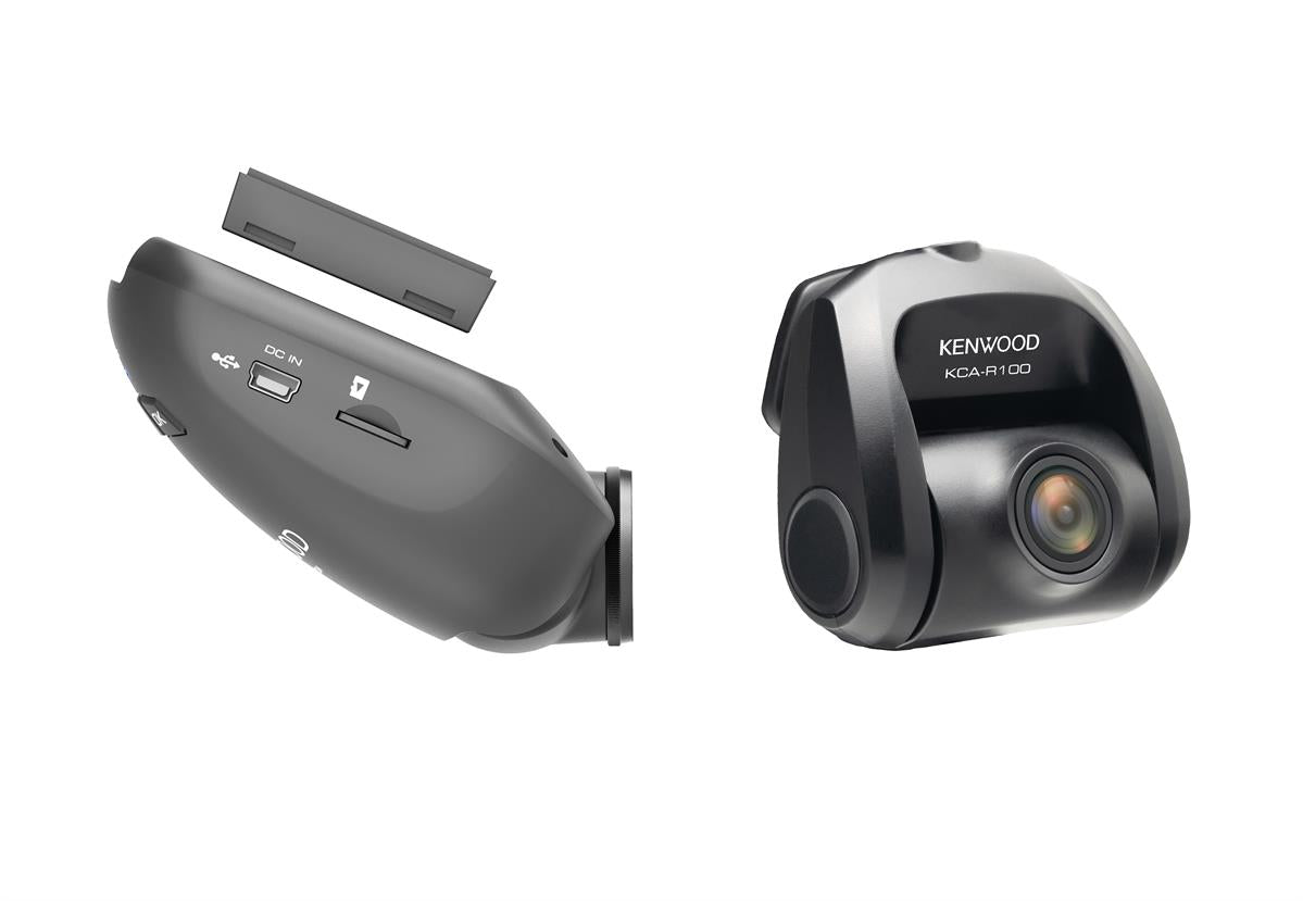 Kenwood DRV-A700WDP Wide Quad HD Front Camera w/ 1080P Rear Camera System