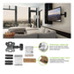 Kanto PS200 Articulating Full Motion TV Mount for 26" - 60" TV