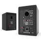 Kanto TUK Premium Powered Speakers - Pair with S6 Desktop Speaker Stands (Black)