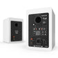 Kanto TUK Premium Powered Speakers - Pair with S6 Desktop Speaker Stands (White)