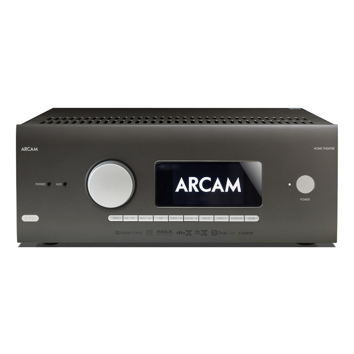 Arcam AVR20 Class AB 7.2 Channel Home Theater Receiver with Dolby Atmos & DTS:X 9.1.6 decoding