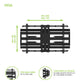 Kanto PDX700G Articulating Full Motion Outdoor Galvanized TV Mount for 42" - 100" TV